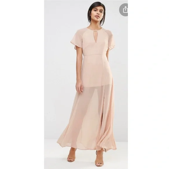 Vero Moda | Dresses | Vero Moda Flutter Sleeve Maxi Dress Rose Dust M | Poshmark Vero Moda | Dresses | Vero Moda Flutter Sleeve Maxi Dress Rose Dust M | Poshmark